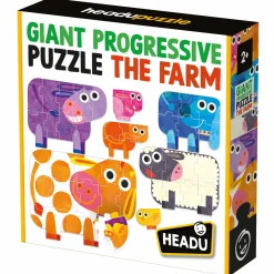 HEADU Ecoplay – play farm progressive puzzle> Primi Apprendimenti
