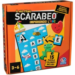 SCARABEO Editrice giochi, il mio primo abc – gioco educativo con parole e lettere> Giochi Di Società Per Bambini