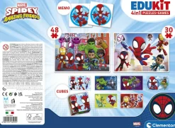 CLEMENTONI Edukit 4 in 1 marvel spidey and friends><noscript><img width=