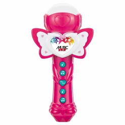 MUSIC STAR Electronic keyboard and butterfly microphone> Giochi E Strumenti Musicali