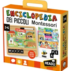 HEADU Enciclopedia dei piccoli montessori. scrivere, leggere e conoscere le parole. made in italy> Primi Apprendimenti