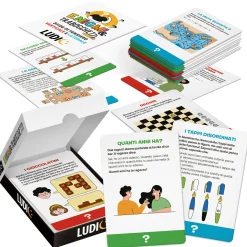 LUDIC Enigmi e trabocchetti – carte con rompicapi per allenare il pensiero logico><noscript><img width=