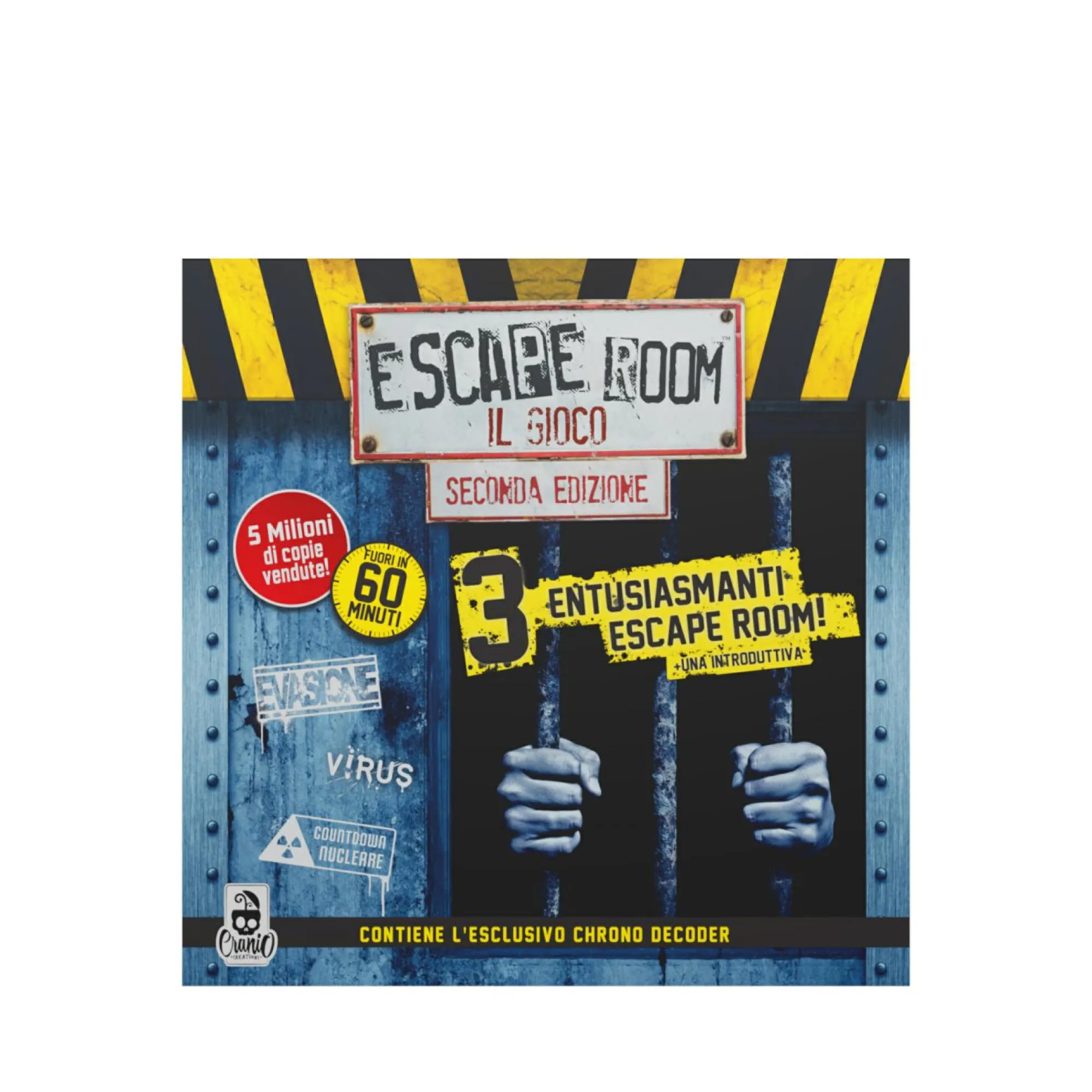 CRANIO CREATIONS Escape room viaggio nel tempo, gioco da tavolo, 12+, gioco escape room per tutti, cc542> Giochi Da Tavolo Per Adulti E Carte Collezionabili|Giochi Escape Room Ed Enigmi