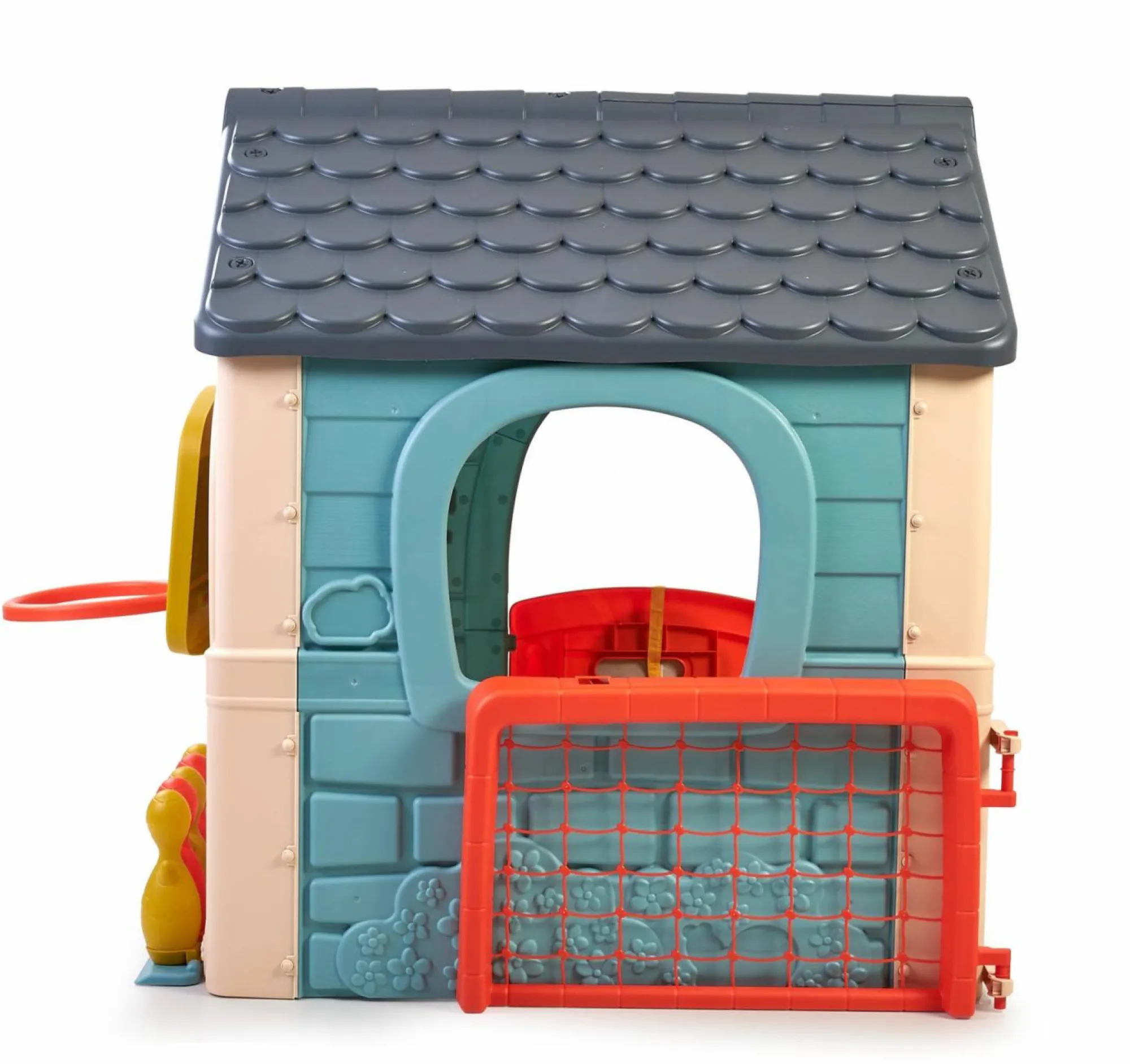 FEBER casual 6 activities house, casetta con 6 divertenti attività, colori pastello, per bambini/e dai 3 anni> Casette Per Bambini