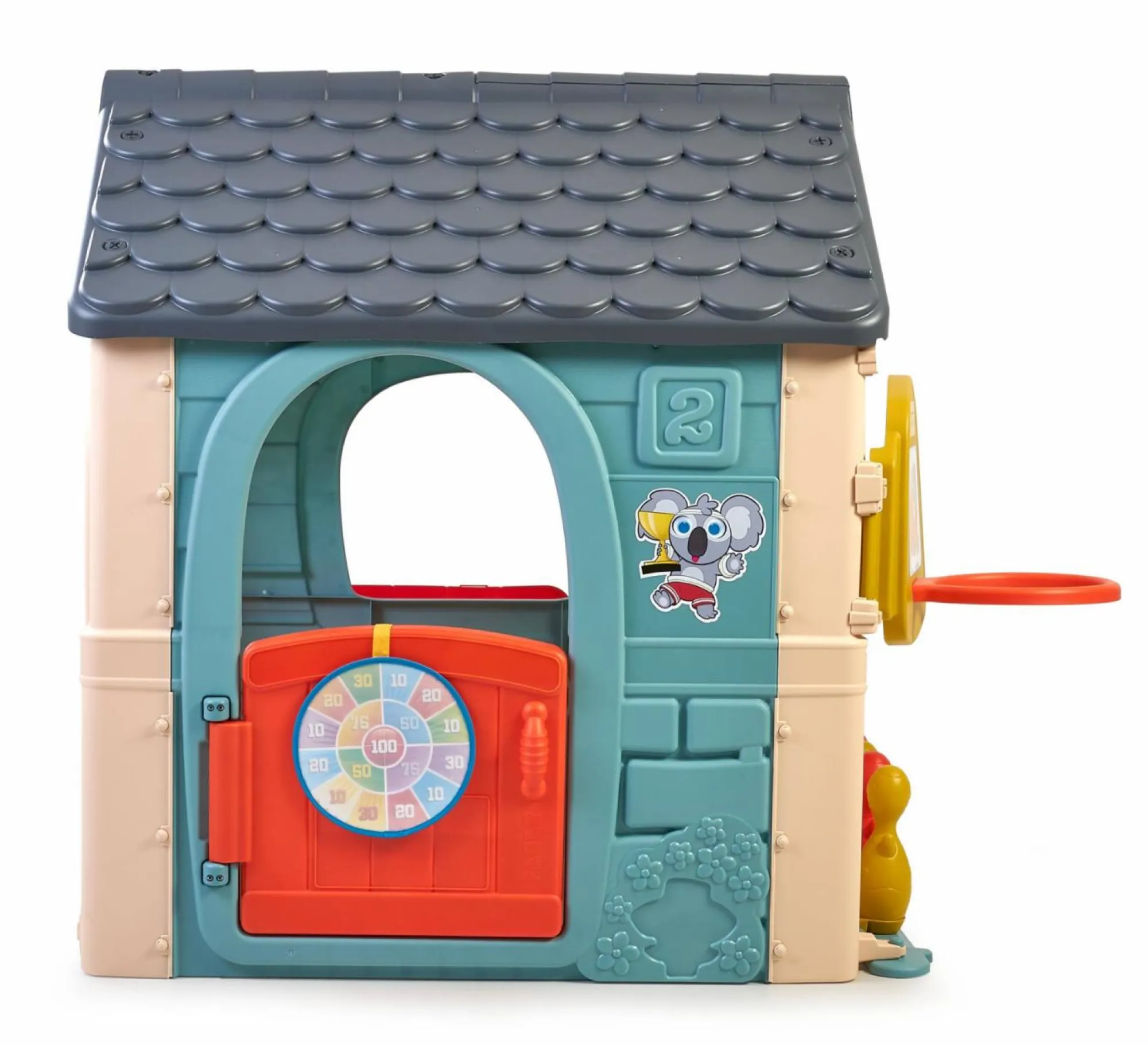 FEBER casual 6 activities house, casetta con 6 divertenti attività, colori pastello, per bambini/e dai 3 anni> Casette Per Bambini