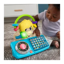 FISHER-PRICE Fisher- price animal band – lello il torello prime parole, toro interattivo per l’apprendimento con tasti a forma di lettera e 115 canzoni><noscript><img width=