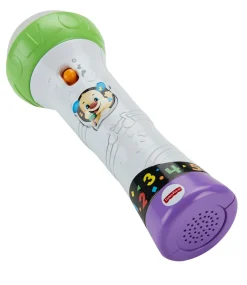 FISHER-PRICE Fisher price microfono baby rock, giocattolo per imparare cantando con 2 modalità di gioco, bambini 18 + mesi, multicolore> Giochi Musicali