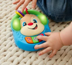 FISHER-PRICE , lettore musicale canta e impara, giocattolo elettronico ridi impara 6-36 mesi><noscript><img width=