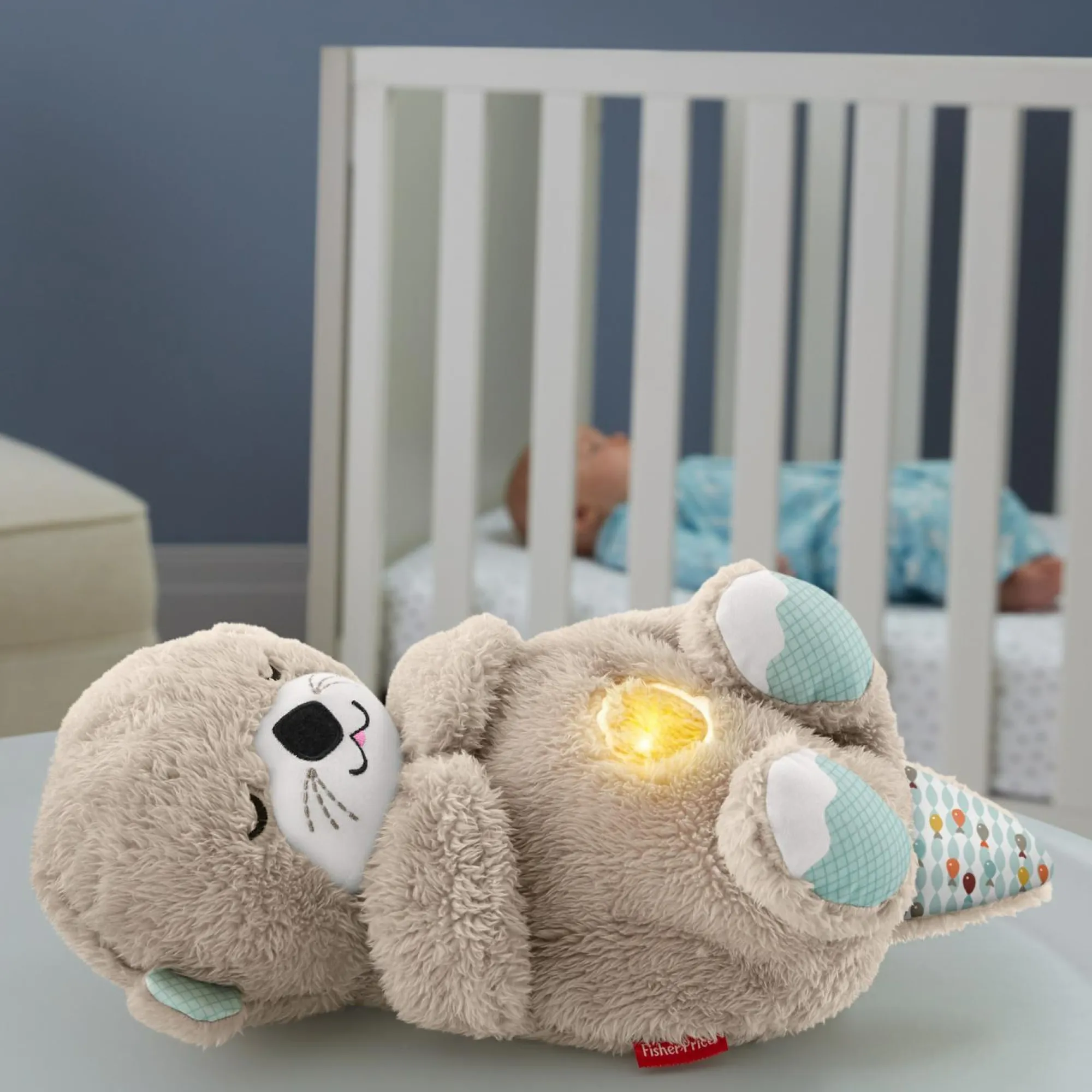 FISHER-PRICE lontra soffice relax, giocattolo con vibrazioni calmanti e musica, per neonati da 0+ mesi, fxc66> Giochi Di Apprendimento