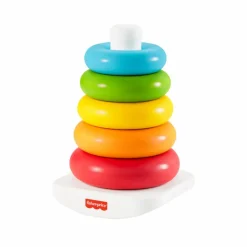FISHER-PRICE piramide 5 anelli eco, in materiali vegetali, giocattolo impilabile><noscript><img width=