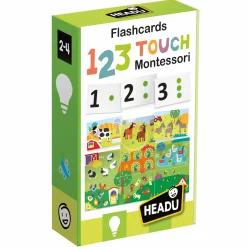 HEADU Flashcards 123 touch montessori.  tocca e impara. montessori. 2-4 anni> Primi Apprendimenti