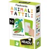 HEADU Flashcards animali tattili montessori – tocca, scopri e impara con il metodo montessori – 12m+ –> Primi Apprendimenti