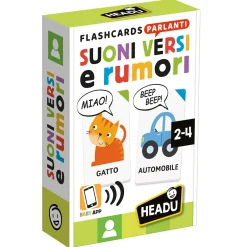 HEADU Flashcards parlanti – suoni, versi e rumori | giochi educativi per bambini 2+> Primi Apprendimenti
