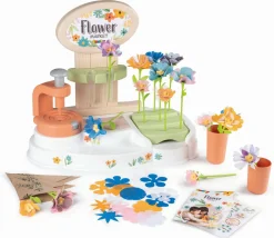 SMOBY Flower market laboratorio dei fiori, +3 anni, crea i tuoi fiori, 104 accessori, made in france> Giochi Di Emulazione