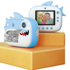 CREA MANIA Fotocamera bambini instant kids camera – 6a+ assortita in rosa e blu –  > Kit Artistici E Pittura