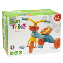 SUN&SPORT Fun trike – il tuo primo triciclo: pratico, leggero e colorato – con seggiolino regolabile e cesti portaoggetti><noscript><img width=