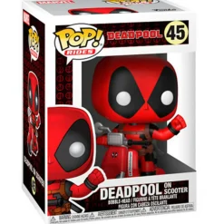 Avengers Funko pop deadpool on scooter bobble 45.> Funko Da Collezione|Action Figures