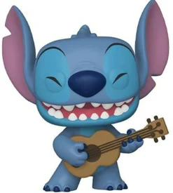 Disney Funko pop lilo & stitch stitch w/ukelele 1044> Funko Da Collezione|Action Figures