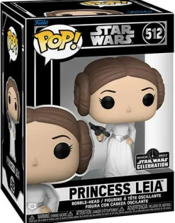 FUNKO POP! Funko pop star wars celebration princess leia bobble 512> Funko Da Collezione|Action Figures