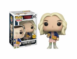 FUNKO POP! Funko pop television: stranger things – eleven con eggos – possibile versione chase esclusiva> Funko Da Collezione|Action Figures