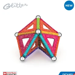 Geomag glitter panels 100% riciclato – costruzioni magnetiche scintillanti e colorate> Giochi Stem