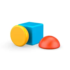 Geomag magicube magic blocks stacking – set da 8 pezzi in plastica riciclata al 100%><noscript><img width=