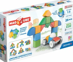 Geomag magicube shapes recycled little world 25 pcs> Costruzioni Bambini