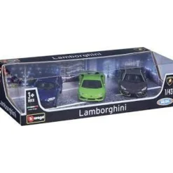 BBURAGO Gift 3pack auto licenza ufficiale lamborghini in scala 1:43> Droni E Modellini Auto|Garage E Circuiti