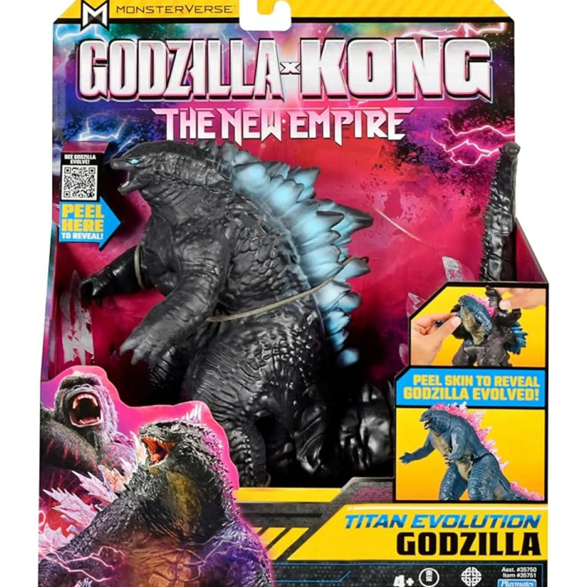 Godzilla x kong – il nuovo impero 7″ titan evolution – articolato 16 cm con pelle rimovibile> Action Figures