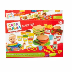 CREA MANIA Hamburger set – pasta da modellare> Plastilina E Pasta Modellabile