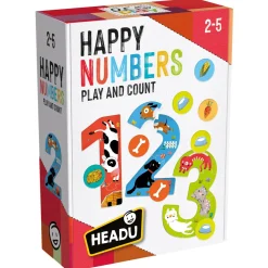 HEADU Happy numbers.play and count.made in italy.  2-5 anni> Primi Apprendimenti