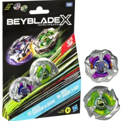 BEYBLADE Hasbro x, dual pack, assortimento di 2 trottole><noscript><img width=