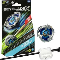 BEYBLADE Hasbro x, starter pack top, assortimento di 1 trottola e 1 lanciatore> Action Figures
