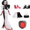 DISNEY PRINCESS Hasbro disney villains – crudelia de mon, fashion doll con accessori e vestiti rimovibili> Fashion Dolls