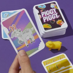 HASBRO GAMING – piggy piggy, gioco di carte divertente per famiglie, da 2 a 6 giocatori, dai 7 anni in su><noscript><img width=