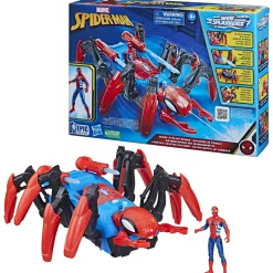 MARVEL Hasbro , spider-man, crawl ‘n blast spider, dai 4 anni in su, lancia ragnatele e acqua> Action Figures