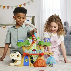 SPIDEY Hasbro marvel e i suoi fantastici amici, la casa sull’albero di , playset con action figure dino-webs><noscript><img width=