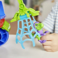 SPIDEY Hasbro marvel e i suoi fantastici amici, veicolo dino-webs, playset con vicolo  dino-webs e supereroi><noscript><img width=