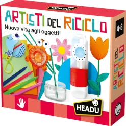 HEADU – artisti del riciclo – gioco educativo art&craft 4-8 anni> Kit Artistici E Pittura