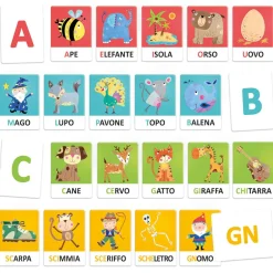 HEADU – flashcards alfabeto tattile e fonetico montessori> Primi Apprendimenti