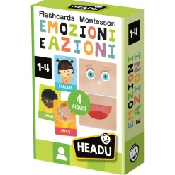 HEADU – flashcards montessori emozioni e azioni> Primi Apprendimenti