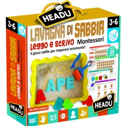 HEADU – lavagna di sabbia leggo e scrivo montessori> Primi Apprendimenti