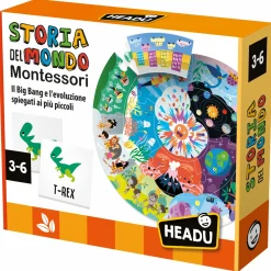 HEADU – storia del mondo montessori – il big bang e l’evoluzione spiegati ai più piccoli> Primi Apprendimenti