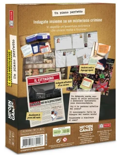 MAGIC STORE Hidden games – luogo del reato – un piano perfeto – ms edizioni> Giochi Da Tavolo Per Adulti E Carte Collezionabili|Giochi Di Strategia