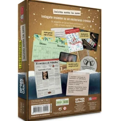 Hidden games luogo del reato – delitto sotto la neve – ms edizioni> Giochi Da Tavolo Per Adulti E Carte Collezionabili|Giochi Escape Room Ed Enigmi