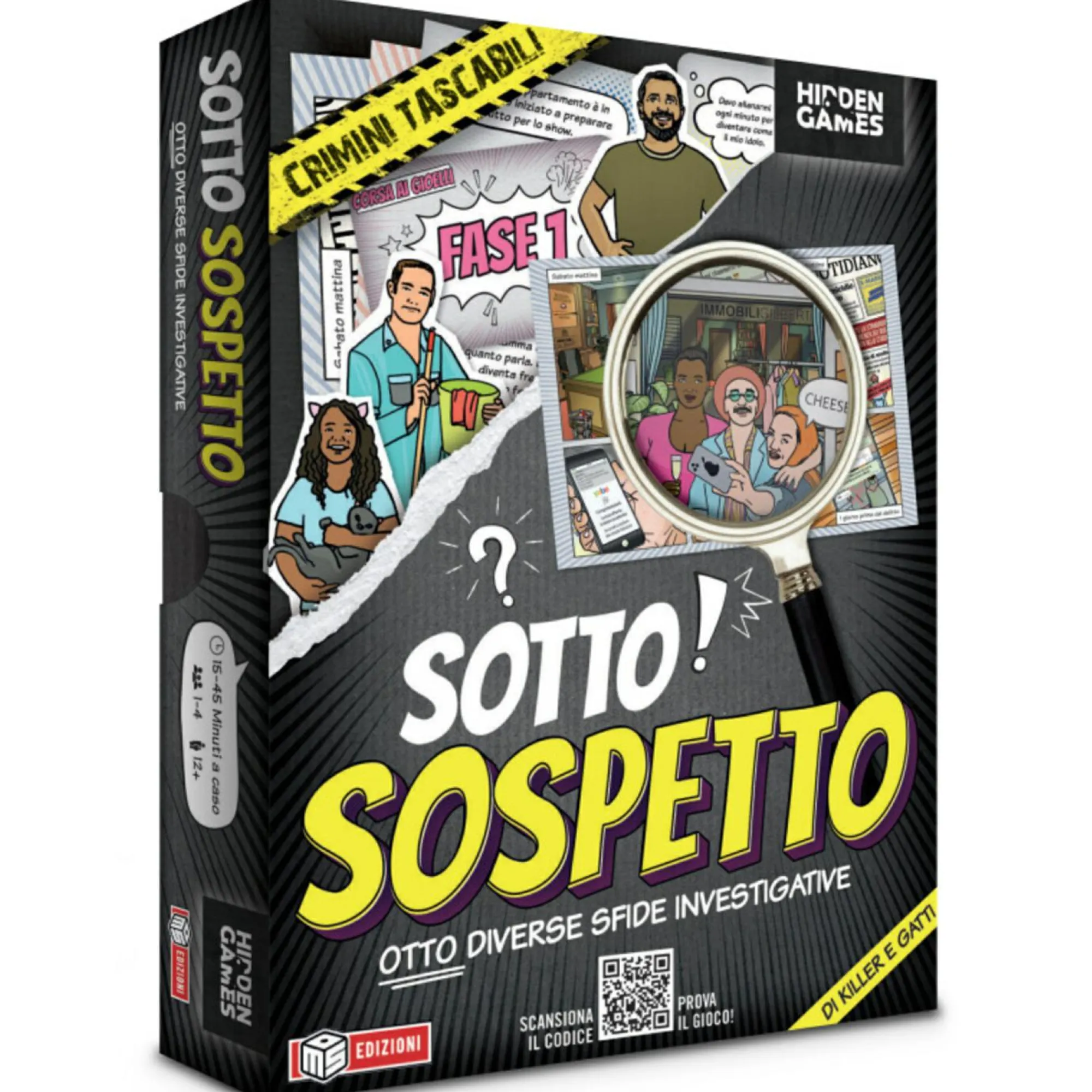 Hidden games sotto sospetto – otto sfide investigative – ms edizioni> Giochi Da Tavolo Per Adulti E Carte Collezionabili|Giochi Escape Room Ed Enigmi