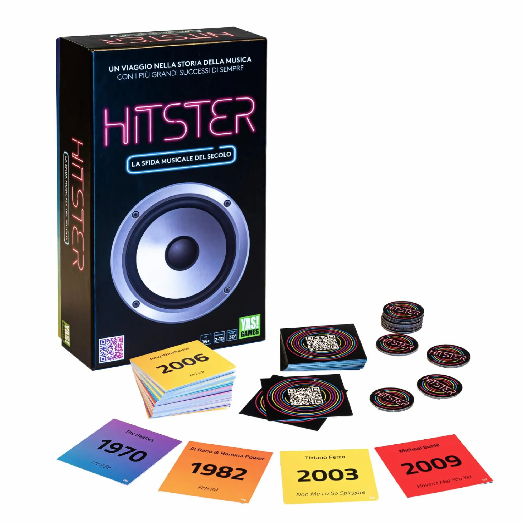 ROCCO GIOCATTOLI Hitster – yas!games – l’unico in italiano – party games> Giochi Da Tavolo Per Adulti E Carte Collezionabili|Giochi In Scatola Per Famiglia
