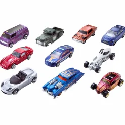 Hot Wheels - confezione da 10 macchinine in scala 1:64, veicoli assortiti con decorazioni mozzafiato, 3+anni><noscript><img width=