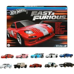 Hot Wheels fast & furious – set da 10 macchinine die-cast in scala 1:64, da collezionare ed esporre><noscript><img width=