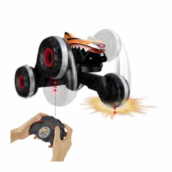 Hot Wheels monster trucks tiger shark l’inarrestabile veicolo radiocomandato, fuoristrada 4×4 radiocomandato, giocattolo per bambini dai 4 anni in su><noscript><img width=